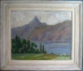BARTHELEMY-ROUYER Thérèse Paysage De Lac Vallonné BARTHELEMY-ROUYER Thérèse Paysage De Lac Vallonné