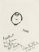 BARTHELME Donald Self-portrait BARTHELME Donald Self-portrait