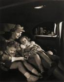 BARTHOLOMEW Ralph, Jnr. "mother And Children At Station" BARTHOLOMEW Ralph, Jnr. "mother And Children At Station"