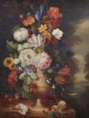 Bartle K. Still Life Of Flowers In An Urn Bartle K. Still Life Of Flowers In An Urn