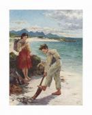 BARTLETT William H. On The Beach, Connemara BARTLETT William H. On The Beach, Connemara