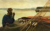 BARTLETT william henry Fishermen In A Boat BARTLETT william henry Fishermen In A Boat