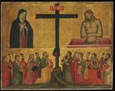 BARTOLOMEO DI FRUOSINO The Cross Flanked By The Virgin And Christ In The Tomb BARTOLOMEO DI FRUOSINO The Cross Flanked By The Virgin And Christ In The Tomb