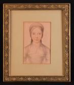 BARTOLOZZI F. Head & Shoulders Portrait Of 'lady Parker' BARTOLOZZI F. Head & Shoulders Portrait Of 'lady Parker'