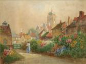 BARTON Rosemary Village Scene BARTON Rosemary Village Scene