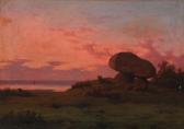 BARTSCH Carl Frederick Sunset At A Dolmen BARTSCH Carl Frederick Sunset At A Dolmen