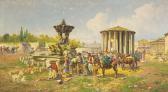 BARUCCI Pietro The Temple Of Vesta, Rome BARUCCI Pietro The Temple Of Vesta, Rome