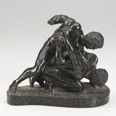 BARZANTI PIETRO Statue Depicting Two Greco-roman Wrestlers BARZANTI PIETRO Statue Depicting Two Greco-roman Wrestlers