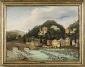 BASCHENIS MARCELLO Il Bisagno Presso Ponte Carrega BASCHENIS MARCELLO Il Bisagno Presso Ponte Carrega