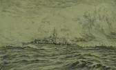 BASKETT Charles Henry Battleships Hms Edinburgh And Hms Scylla BASKETT Charles Henry Battleships Hms Edinburgh And Hms Scylla