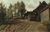 BASTERT Nicolaas Syvert Gezicht Op Heeze, Noord-brabant: Along A Country Road BASTERT Nicolaas Syvert Gezicht Op Heeze, Noord-brabant: Along A Country Road