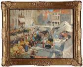 BASTIEN Alfred Le Marché De Nieuport Animé BASTIEN Alfred Le Marché De Nieuport Animé