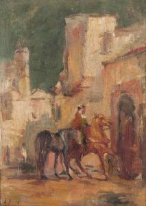 Alfred Bastien - Marokkaans Stadsgezicht