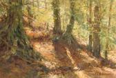 BASTIEN Alfred Theod. Joseph In A Sunlit Forest BASTIEN Alfred Theod. Joseph In A Sunlit Forest