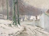 BATAILLE Willem ’’chemin De Rouge-cloître (hiver) BATAILLE Willem ’’chemin De Rouge-cloître (hiver)