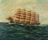 BATEMAN H S Ship - Preussen Ashore BATEMAN H S Ship - Preussen Ashore