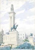 BATEMAN Henry Mayo View Of A Monument BATEMAN Henry Mayo View Of A Monument