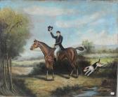 BATEMAN Robert Cavalier Et Son Chien BATEMAN Robert Cavalier Et Son Chien