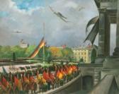 BATO Jozsef Die Feier Zur Beerdigung Gustav Stresemanns , Reichskanzler Und Außenminister, Vor Dem Reichstag In Berlin, Im Hintergrund Die Schweizer Botschaft BATO Jozsef Die Feier Zur Beerdigung Gustav Stresemanns , Reichskanzler Und Außenminister, Vor Dem Reichstag In Berlin, Im Hintergrund Die Schweizer Botschaft