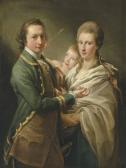 BATONI Pompeo Girolamo Group Portrait Of The Hon. Arthur Saunders Gore BATONI Pompeo Girolamo Group Portrait Of The Hon. Arthur Saunders Gore