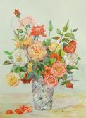 BAUMAN N. Vase De Roses BAUMAN N. Vase De Roses