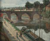 BAUMANN Georg Emil Süddeutsche Stadtansicht BAUMANN Georg Emil Süddeutsche Stadtansicht