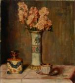 BAUR Heinrich The Chinese Vase Of Flowers BAUR Heinrich The Chinese Vase Of Flowers