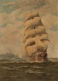  - bayley_thomas-clipper_ship_off_a_lighthouse_point~MNe9d168~10699_20090425_1323_643