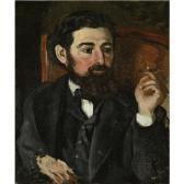 BAZILLE Frédéric L'homme Au Cigare Or Portrait De Zacharie Astruc BAZILLE Frédéric L'homme Au Cigare Or Portrait De Zacharie Astruc