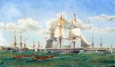 BEALE George Clarendon Hms Galatea BEALE George Clarendon Hms Galatea