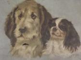 BEALL L. M . Portrait Oftwo Dogs BEALL L. M . Portrait Oftwo Dogs
