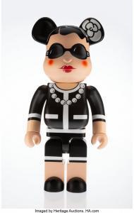 coco chanel bearbrick 1000