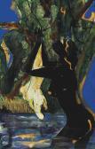 BEARDEN Romare Howard Mecklenburg Bather BEARDEN Romare Howard Mecklenburg Bather