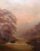 BEARDSLEY Duke River Landscape With Waterfall BEARDSLEY Duke River Landscape With Waterfall