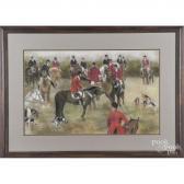 BEASLEY Francis Fox Hunt Scene BEASLEY Francis Fox Hunt Scene