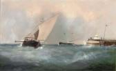 BEATY D. Shipping Off A Coastline BEATY D. Shipping Off A Coastline