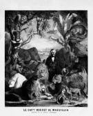 BEAUCÉ Vivant Le Capne Huguet De Massillia / Directeur De La Galerie Zoologique ; Mr Charles Et Ses Lions? Vers 1870. BEAUCÉ Vivant Le Capne Huguet De Massillia / Directeur De La Galerie Zoologique ; Mr Charles Et Ses Lions? Vers 1870.
