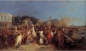 BEAUCE Jean-Adolphe " Le Débarquement Des Troupes Françaises À Beyrouth, Le 18 Août 1860 ". BEAUCE Jean-Adolphe " Le Débarquement Des Troupes Françaises À Beyrouth, Le 18 Août 1860 ".