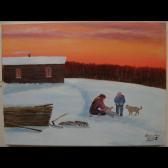 BEAUDRY HENRY Repairing The Sled BEAUDRY HENRY Repairing The Sled
