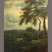 BEAUMONT Ch. A Wooded Landscape With A Bridge BEAUMONT Ch. A Wooded Landscape With A Bridge