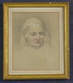 BEAUMONT Frederick Portrait Of Mrs Alice Pitt-rivers BEAUMONT Frederick Portrait Of Mrs Alice Pitt-rivers