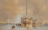 BEAUMONT W.H. Shipping At Anchor In The Medway BEAUMONT W.H. Shipping At Anchor In The Medway