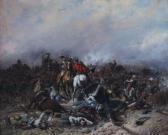 BEAUQUESNE Wilfrid Constant Battle Scene BEAUQUESNE Wilfrid Constant Battle Scene
