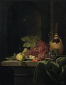 BECK Jacob Samuel Nature Morte Aux Raisins, Au Coing, Et Aux Prunes BECK Jacob Samuel Nature Morte Aux Raisins, Au Coing, Et Aux Prunes
