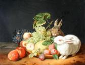 BECK Jacob Samuel Still Life With Rabbits And Fruit BECK Jacob Samuel Still Life With Rabbits And Fruit