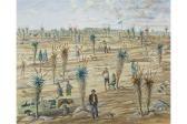 BECKER Carl Landscape With Aloes And Figures BECKER Carl Landscape With Aloes And Figures