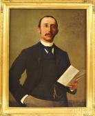 BECKER Carl Joseph Portrait Of George E. Bartol BECKER Carl Joseph Portrait Of George E. Bartol