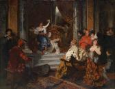 BECKER Carl Ludwig Fried. Carnevale Nel Palazzo Ducale A Venezia BECKER Carl Ludwig Fried. Carnevale Nel Palazzo Ducale A Venezia