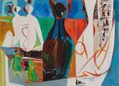 Becker Curth Georg Schwarze Und Weisse Figuren / Tutenchamun Becker Curth Georg Schwarze Und Weisse Figuren / Tutenchamun