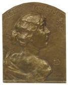 BECKER Emil Mrs. Helene Starzenska's Portrait BECKER Emil Mrs. Helene Starzenska's Portrait